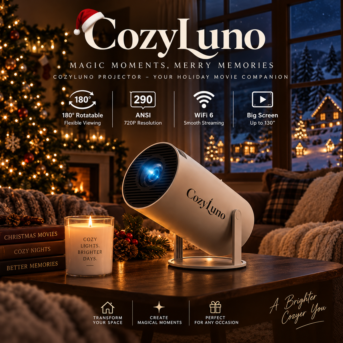 LunoGlow™ Projector